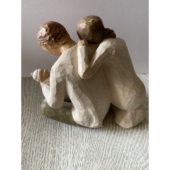 Willow Tree NEW LIFE figurine 2000 Susan Lordi Hand Painted Baby Parents Mom - Picture 3 of 6